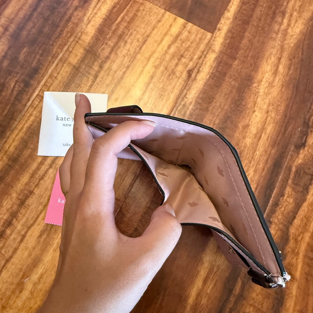 🌼BOGO🌼 Kate Spade Pink and Brown Key Card Holder with Dog Design - Picture 4 of 5
